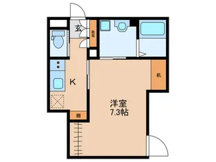 アイエフエアリーコート【1階】の間取り