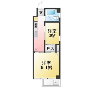 第一三京ビル【4階】の間取り