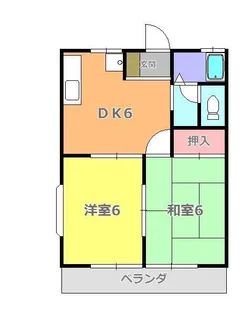 サンアルシュ【2階】の間取り