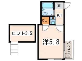 ネルソンパ-トVII【2階】の間取り