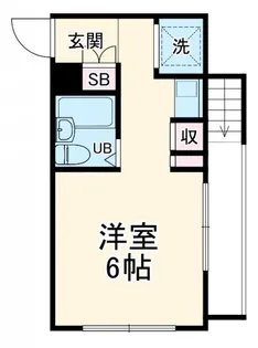 コパーズアプト港南III【2階】の間取り