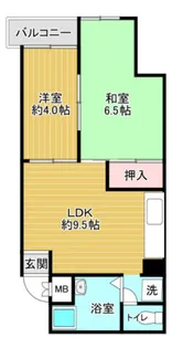 第1吉岡ビル【5階】の間取り