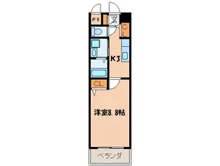 セジュ-ル上飯田【4階】の間取り