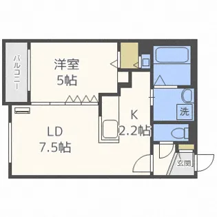 ESTOR KOTONI【4階】の間取り