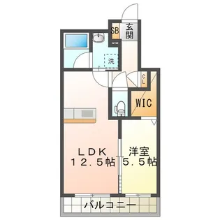La bonne chance【1階】の間取り