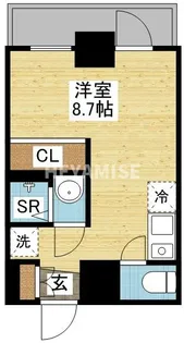 デ・クメール中川【11階】の間取り