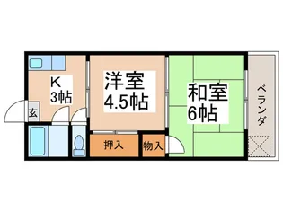 大木マンション【3階】の間取り