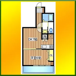マンションヴィップ新宿御苑【2階】の間取り