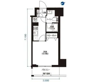 アーバネックス大森【5階】の間取り