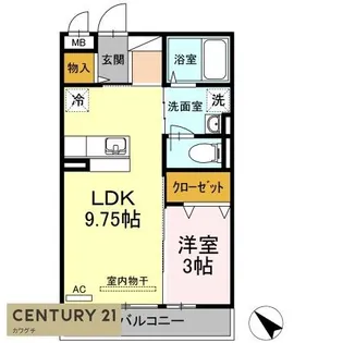 アドラーブル【3階】の間取り