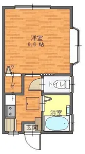 ルミエール宮寺【1階】の間取り