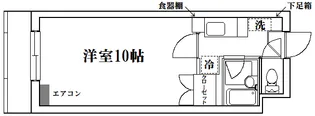 スカイハイム東中野【2階】の間取り