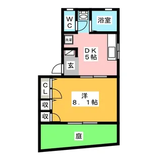 ナミハイツ【1階】の間取り