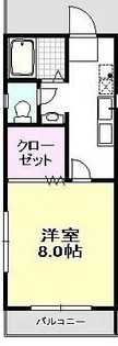 ビームVIII【3階】の間取り