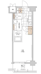ヒューリック目白【6階】の間取り