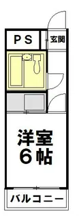 ケントコート藤沢善行【1階】の間取り