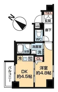 LAVENIR町田【5階】の間取り