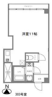 松原マンション【3階】の間取り