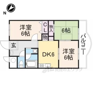 ウェルスMori【3階】の間取り