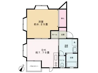 緑苑 ガーデンハイム【2階】の間取り