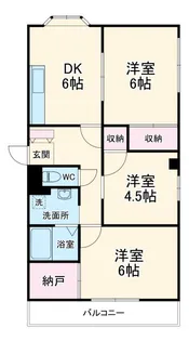 ザ グレイスハヤタ【3階】の間取り