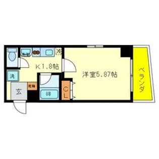 B-RISE新町【6階】の間取り