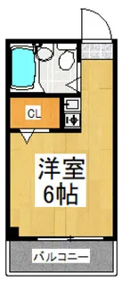アイコート東村山【3階】の間取り