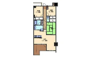 山手通シティハウス【14階】の間取り