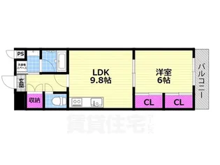 FuMoSe新石切【1階】の間取り