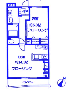 フェアリーペット弐番舘【1階】の間取り