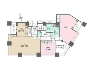 高輪ザ・レジデンス【41階】の間取り