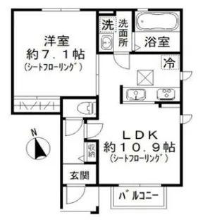 Aura(アウラ)【1階】の間取り