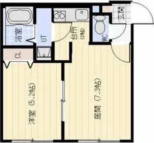 EXOR本通(エクソール本通)【3階】の間取り