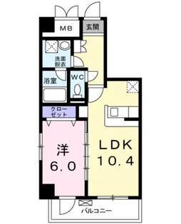 メイク ゼファー【4階】の間取り