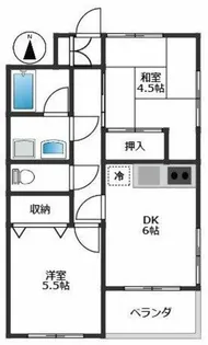 レジデンス扇【3階】の間取り