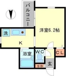 グランシャトー【4階】の間取り