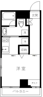 ジョルジュ浅草【4階】の間取り