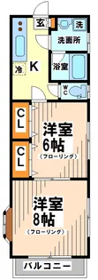 ヒロハウス【2階】の間取り