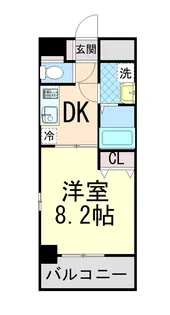 プロスペクト豊中服部【2階】の間取り