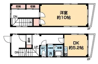 高嶋荘の間取り