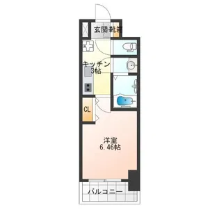 LUXENA住之江公園【14階】の間取り