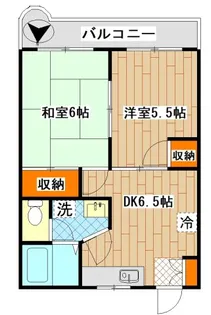 スペリアル吉田【2階】の間取り