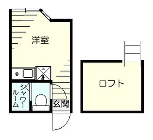 ユナイト東門前ヨークストリート【2階】の間取り