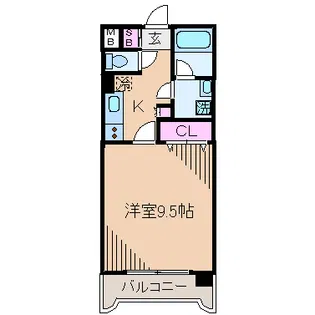 アーバンライフ日吉【1階】の間取り