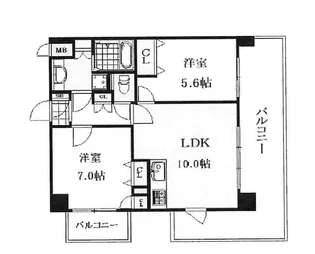 MIKI GARDEN【4階】の間取り