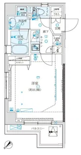 クレイシア板橋【4階】の間取り