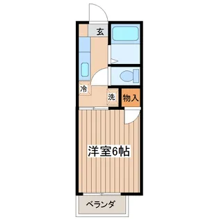 パークサイドKONNO【1階】の間取り