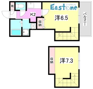 Mz鴨池(エムズ)【1階】の間取り