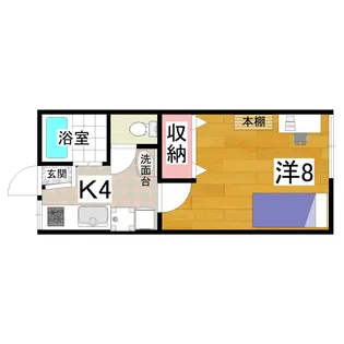 シンシア館【1階】の間取り