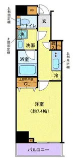 ディアレイシャス高井戸【4階】の間取り